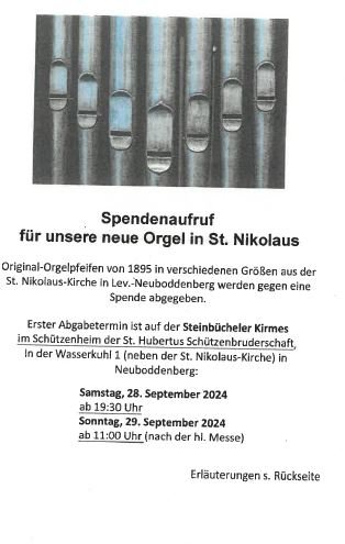 Nikolaus Spendenaufruf Orgel 2024.1